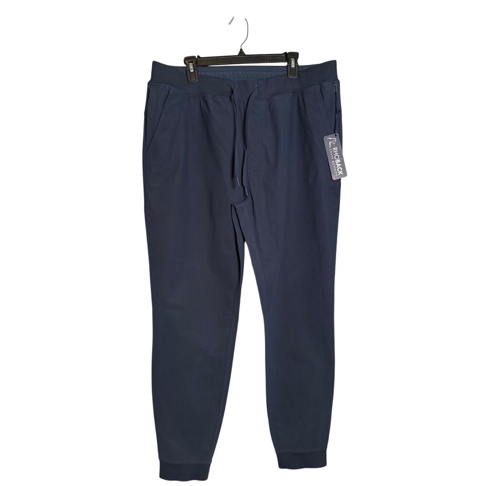 Rhoback Mens Performance Jogger The Anchors Navy SIZE XXL Drawstring NWT